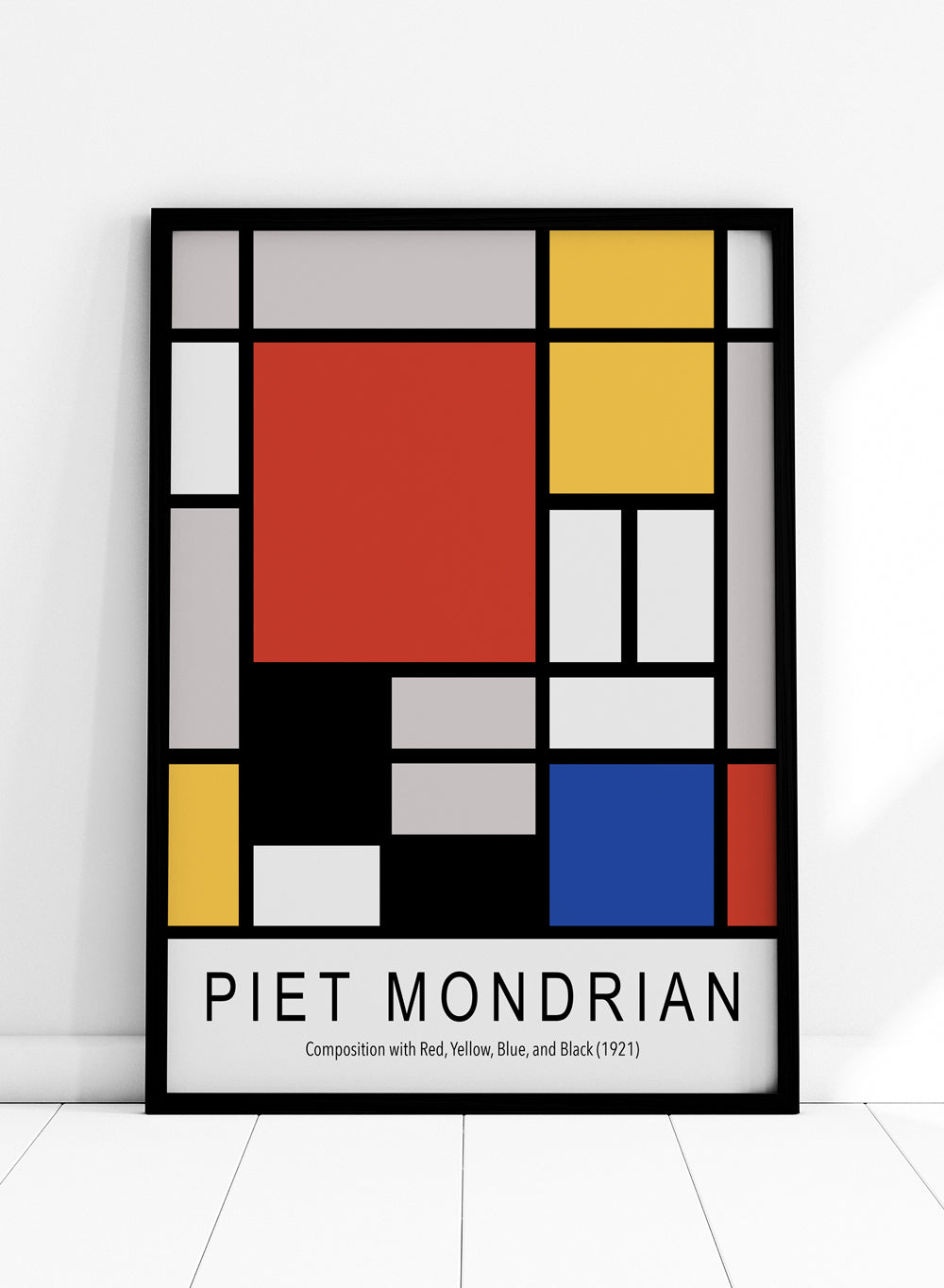 その他 Piet Mondrian 1000% Piet Mondrian Composition with Red, Yellow, Blue, and Black