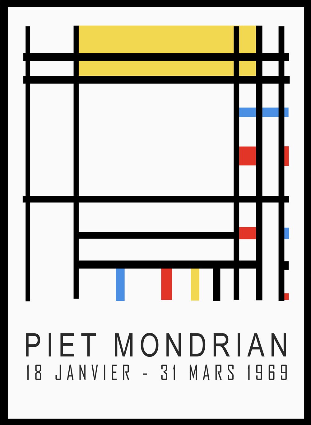 Piet Mondrian Place de la Concorde Remastered Art Print_Sugar & Canvas