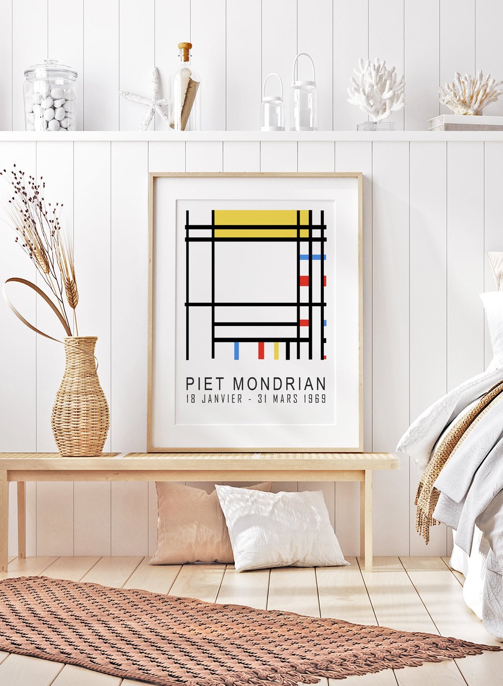 Piet Mondrian Place de la Concorde Remastered Art Print_Sugar & Canvas