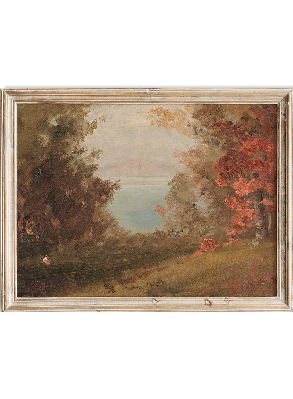 "Woodland Scene in Autumn" Art Print_Sugar & Canvas