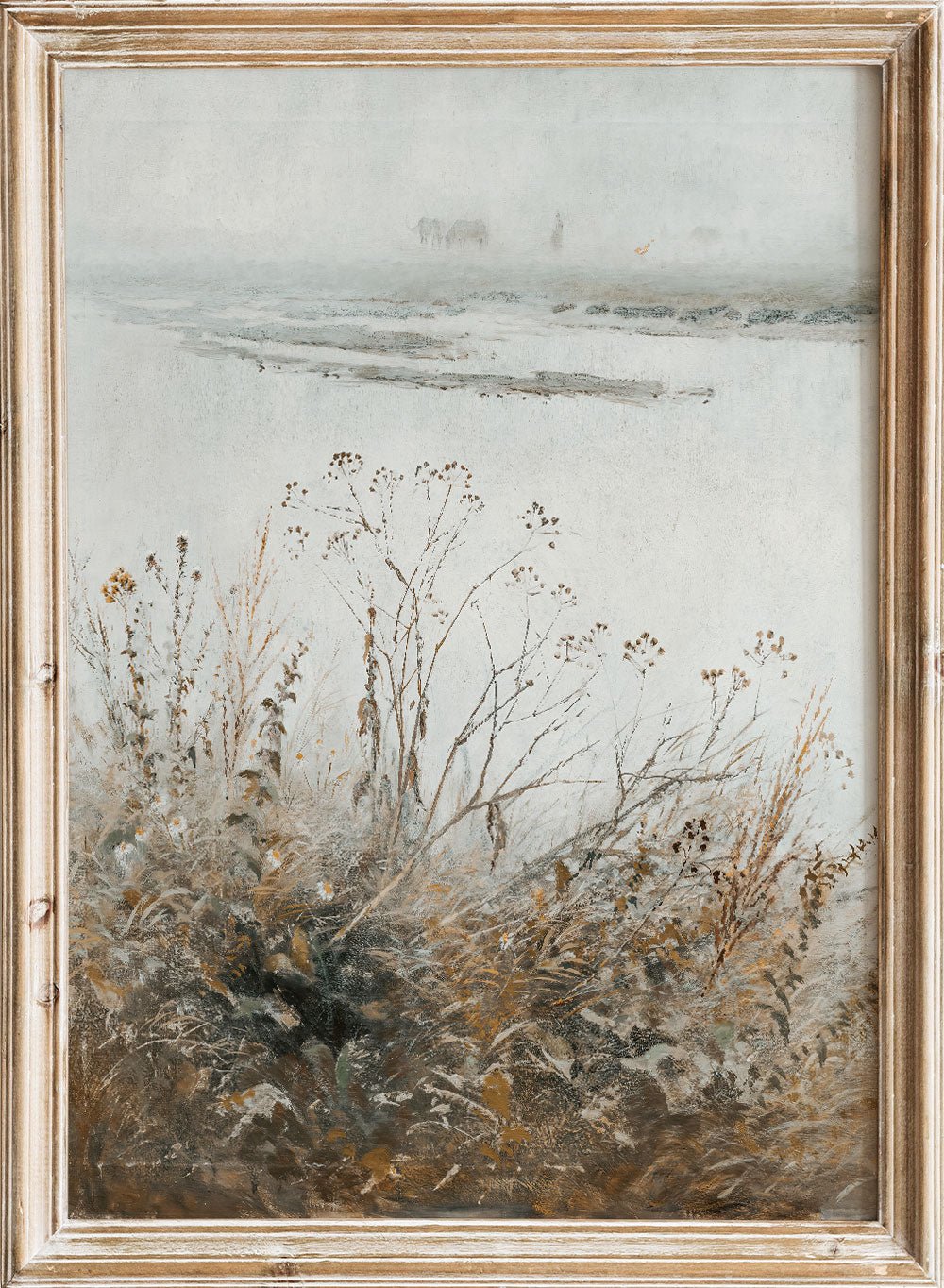 "Shore of Flooded River in Blossom" Art Print_Sugar & Canvas