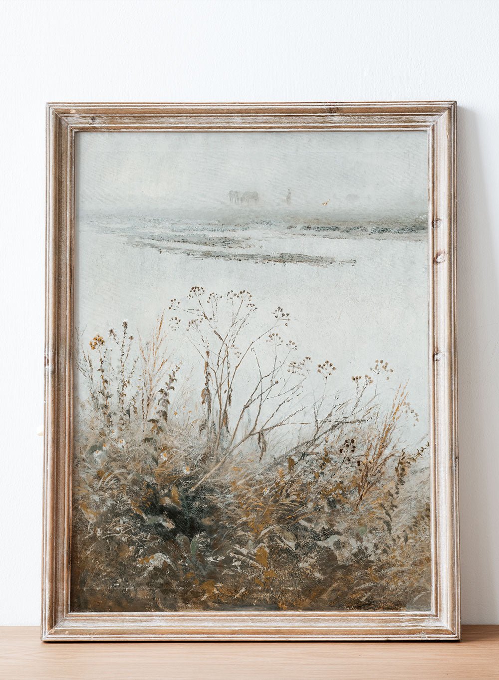 "Shore of Flooded River in Blossom" Art Print_Sugar & Canvas