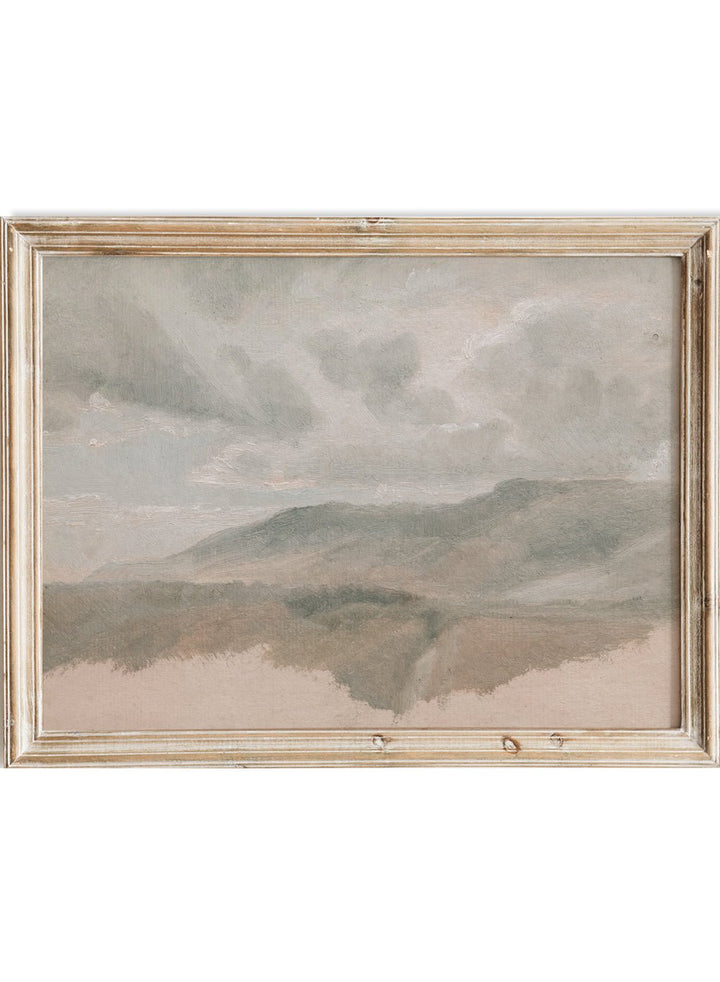 "Landscape Study with Clouds" Art Print_Sugar & Canvas