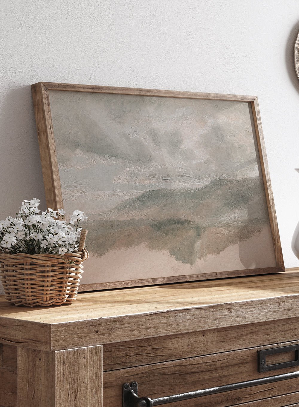 "Landscape Study with Clouds" Art Print_Sugar & Canvas