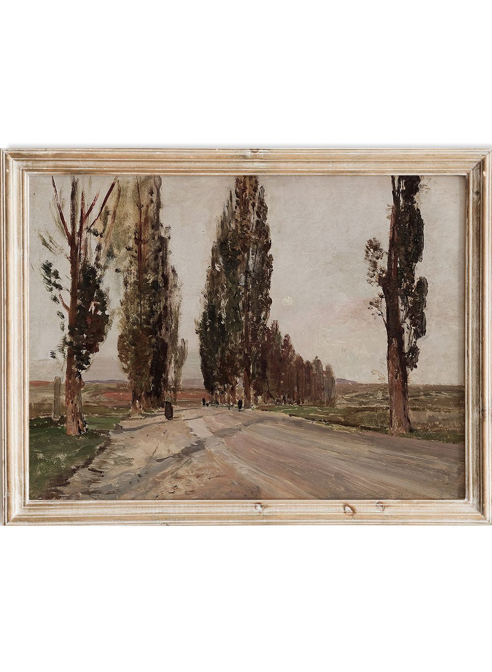 "Boulevard of Poplars near Plankenberg" Art Print_Sugar & Canvas