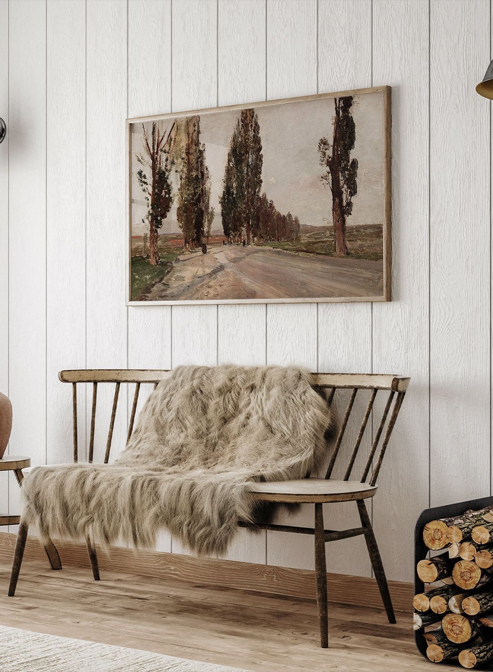 "Boulevard of Poplars near Plankenberg" Art Print_Sugar & Canvas