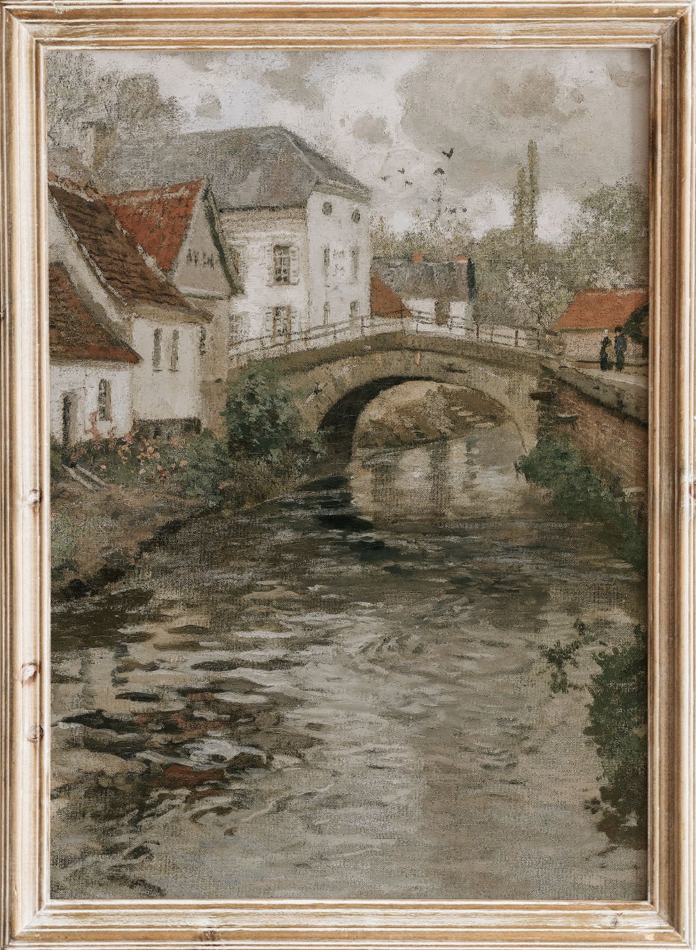 "Small Town Near La Panne, Belgium" Art Print_Sugar & Canvas