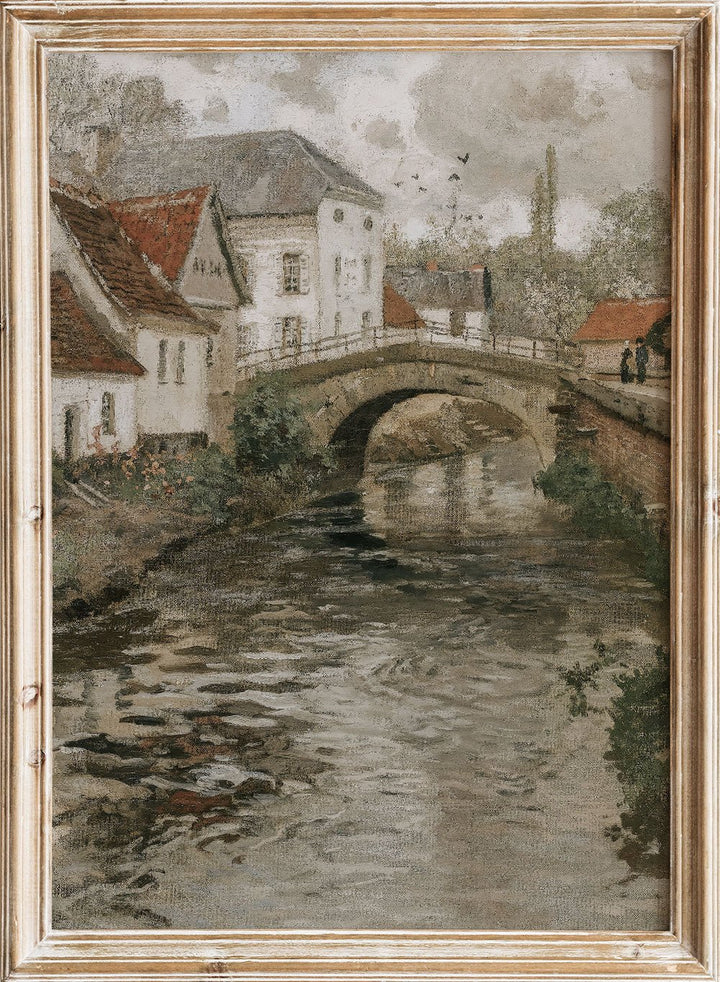 "Small Town Near La Panne, Belgium" Art Print_Sugar & Canvas