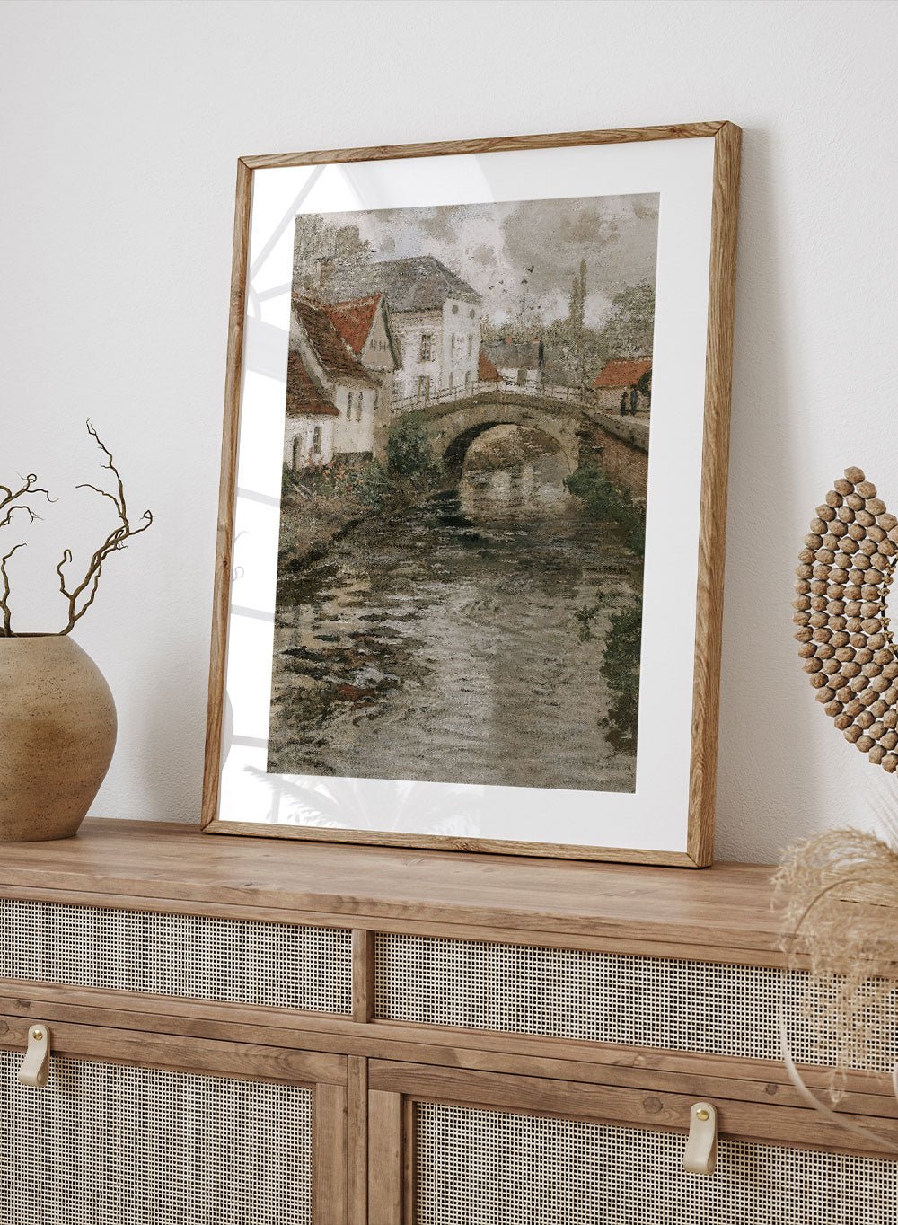 "Small Town Near La Panne, Belgium" Art Print_Sugar & Canvas