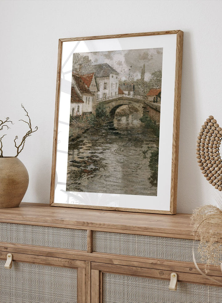 "Small Town Near La Panne, Belgium" Art Print_Sugar & Canvas