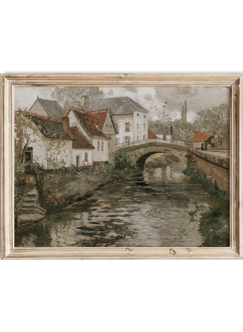 "Small Town Near La Panne, Belgium" Art Print_Sugar & Canvas