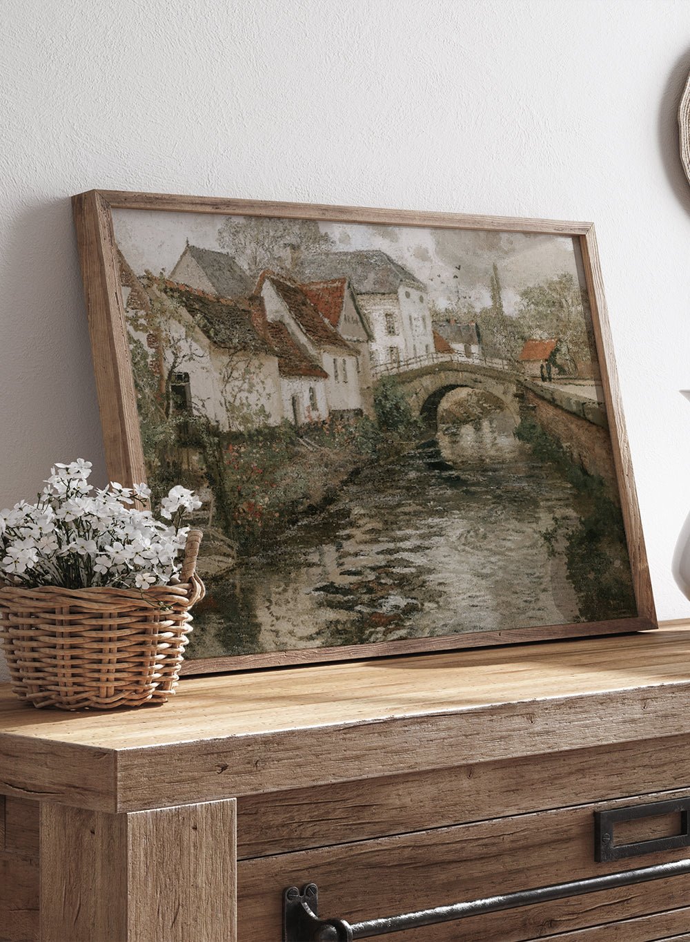 "Small Town Near La Panne, Belgium" Art Print_Sugar & Canvas