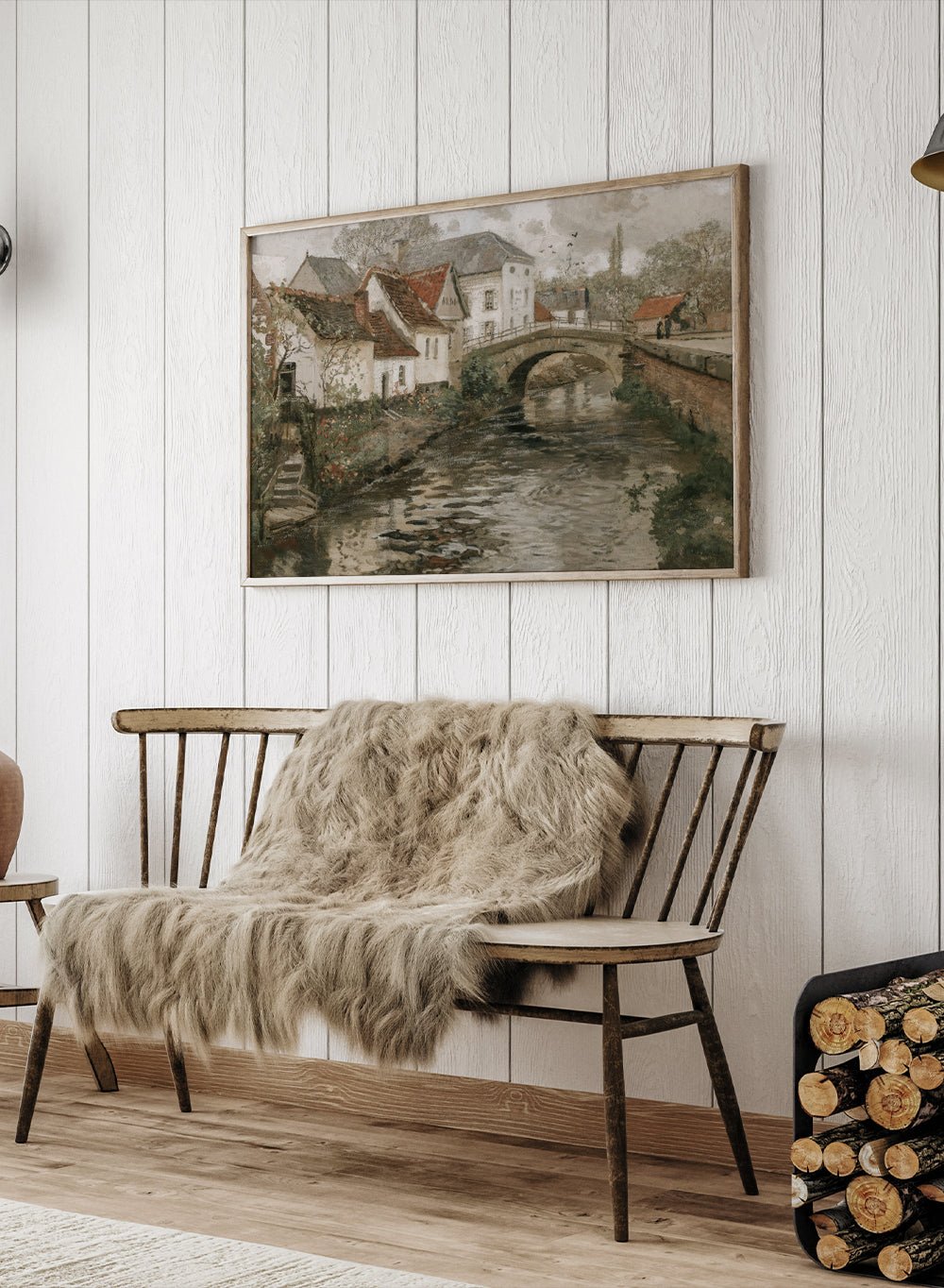 "Small Town Near La Panne, Belgium" Art Print_Sugar & Canvas