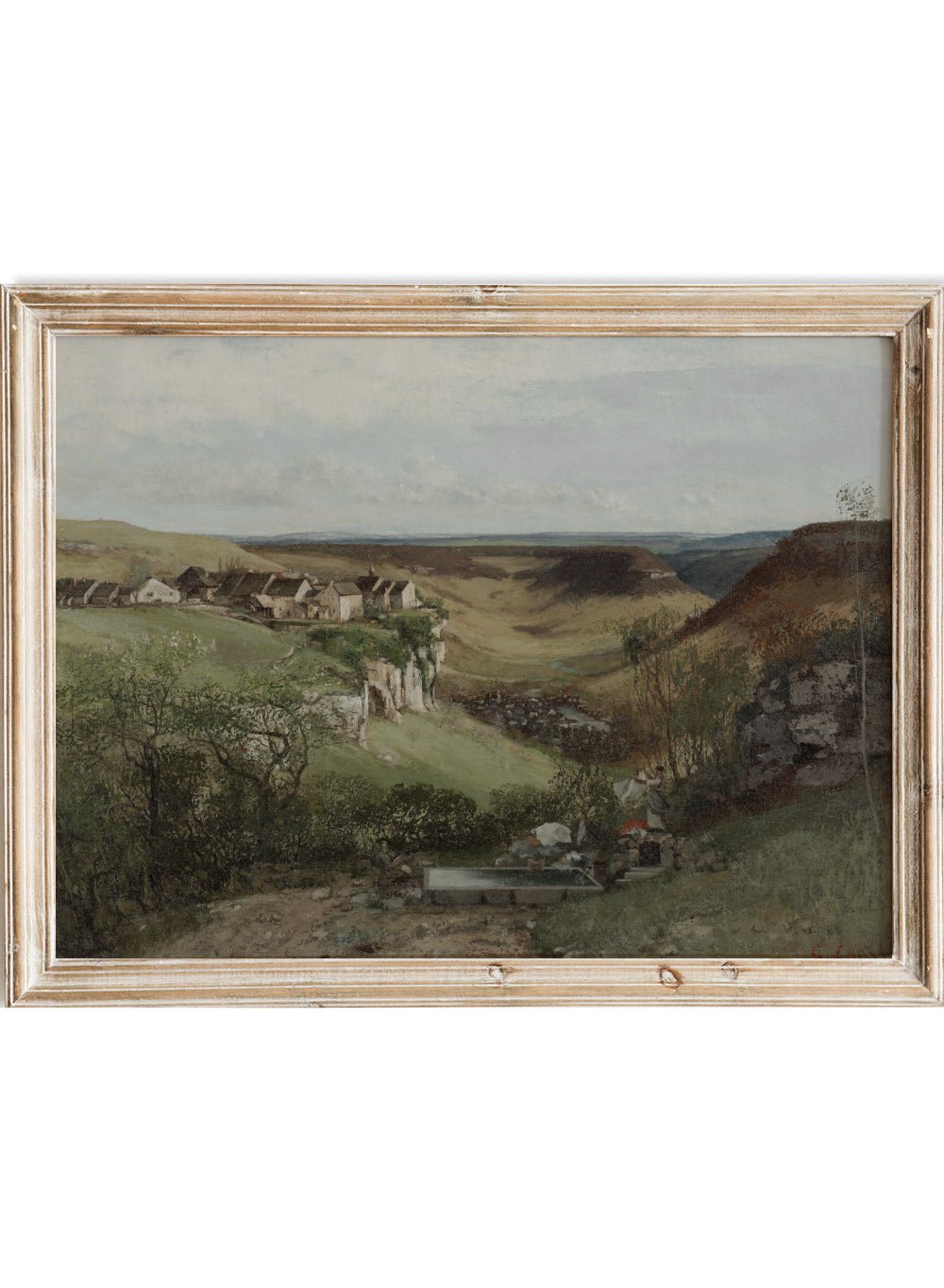 "Ornans Castle" Art Print_Sugar & Canvas