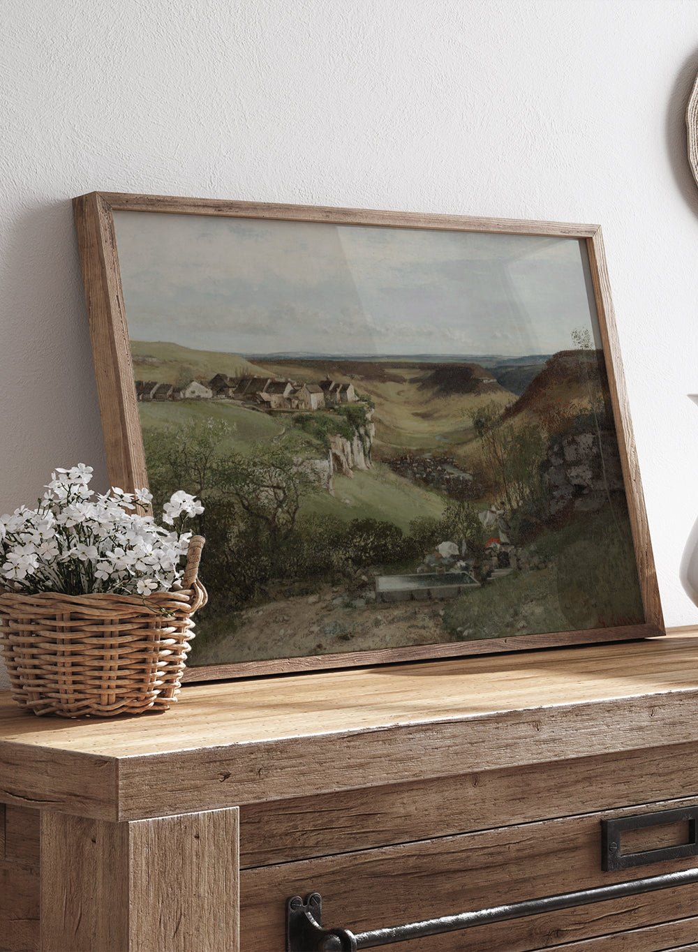 "Ornans Castle" Art Print_Sugar & Canvas