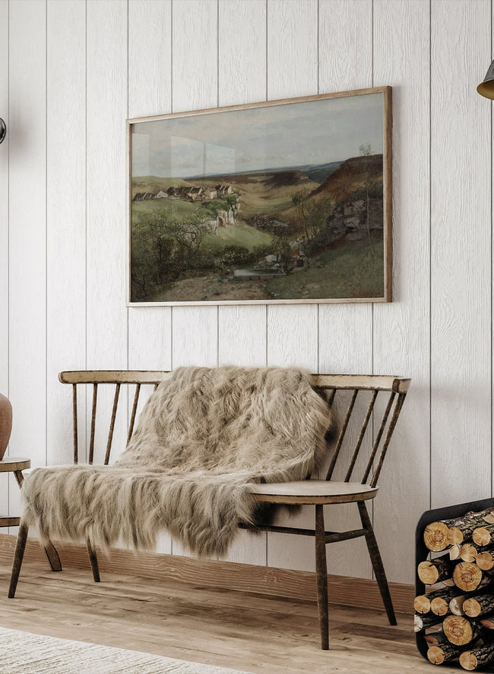 "Ornans Castle" Art Print_Sugar & Canvas