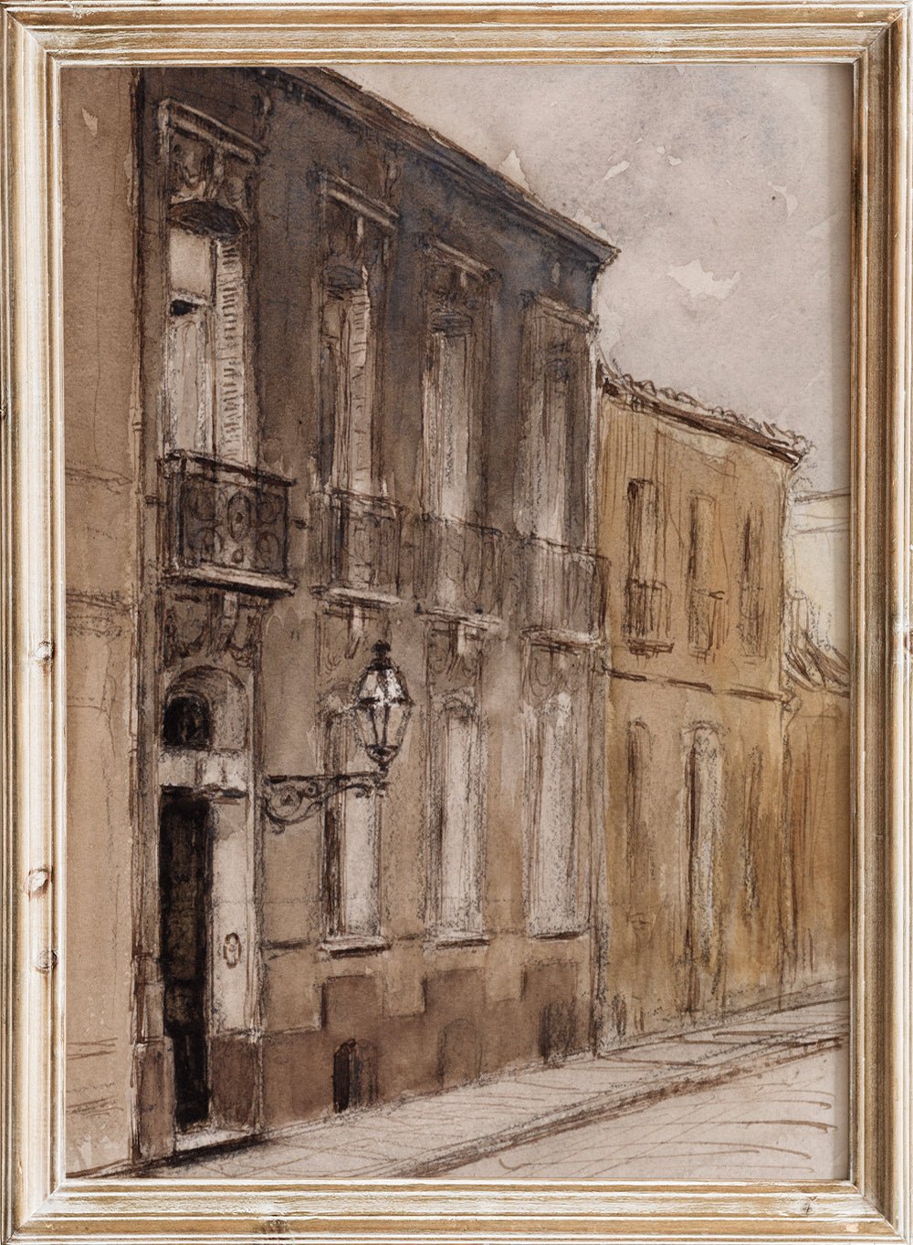 "13 rue Saint - Maur, Bordeaux" Art Print_Sugar & Canvas