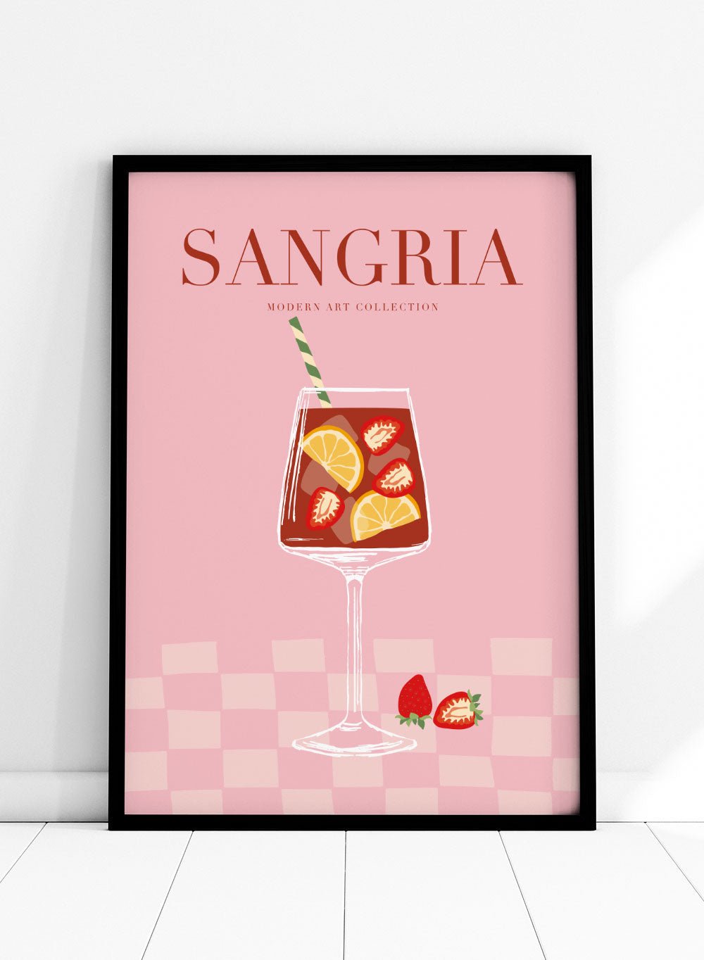Sangria Drink Bar Art Print_Sugar & Canvas
