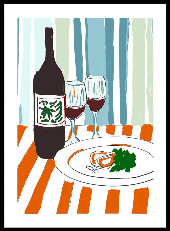 Seasonal Pour Art Print_Sugar & Canvas