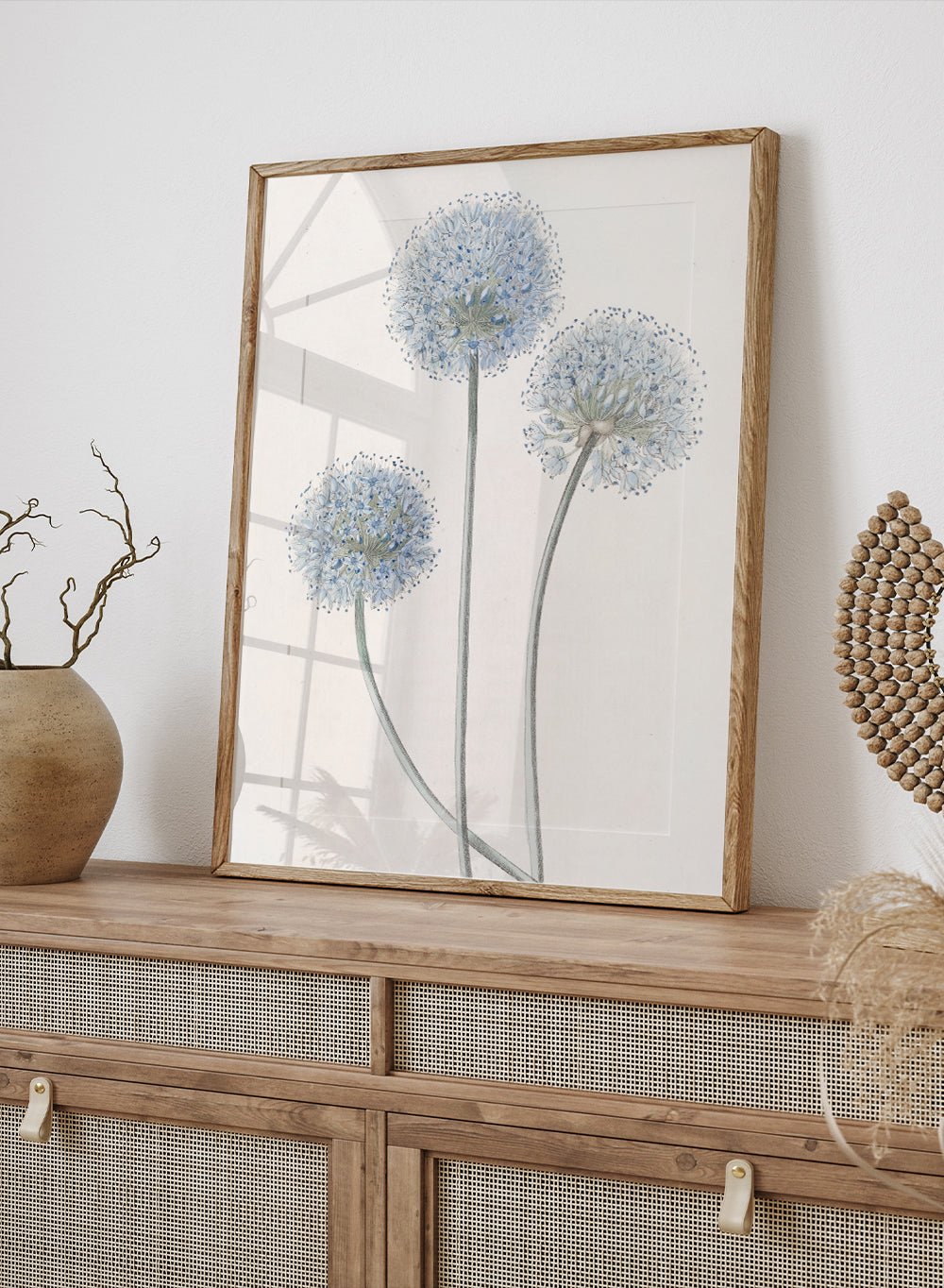 "Blue Leek" Art Print_Sugar & Canvas