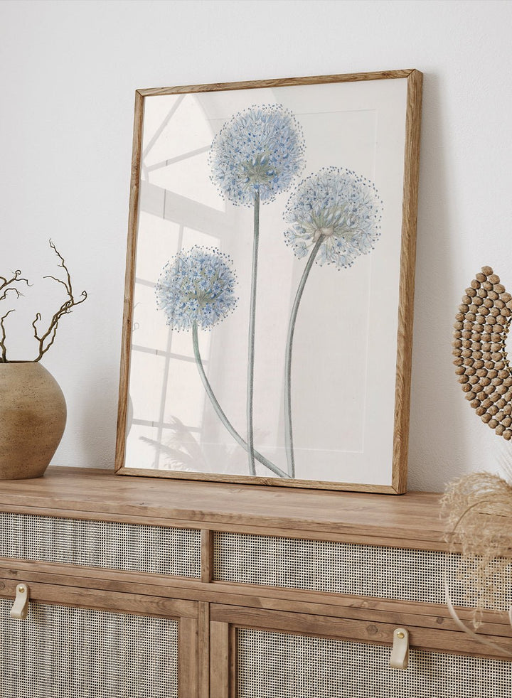 "Blue Leek" Art Print_Sugar & Canvas