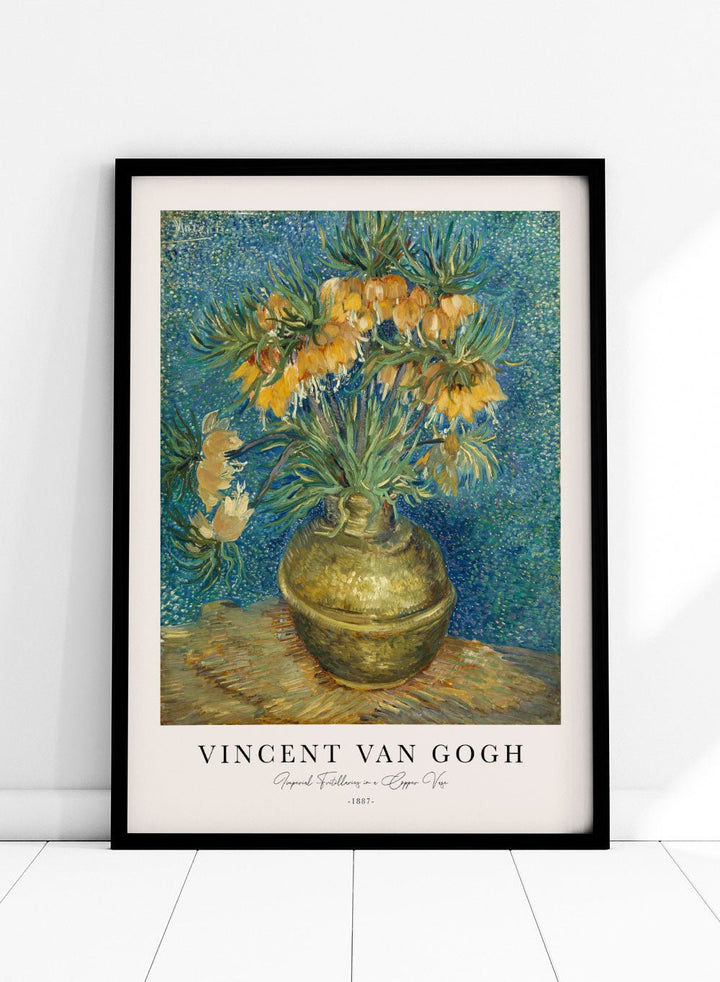 Van Gogh Imperial Fritillaries in a Copper Vase Art Print_Sugar & Canvas