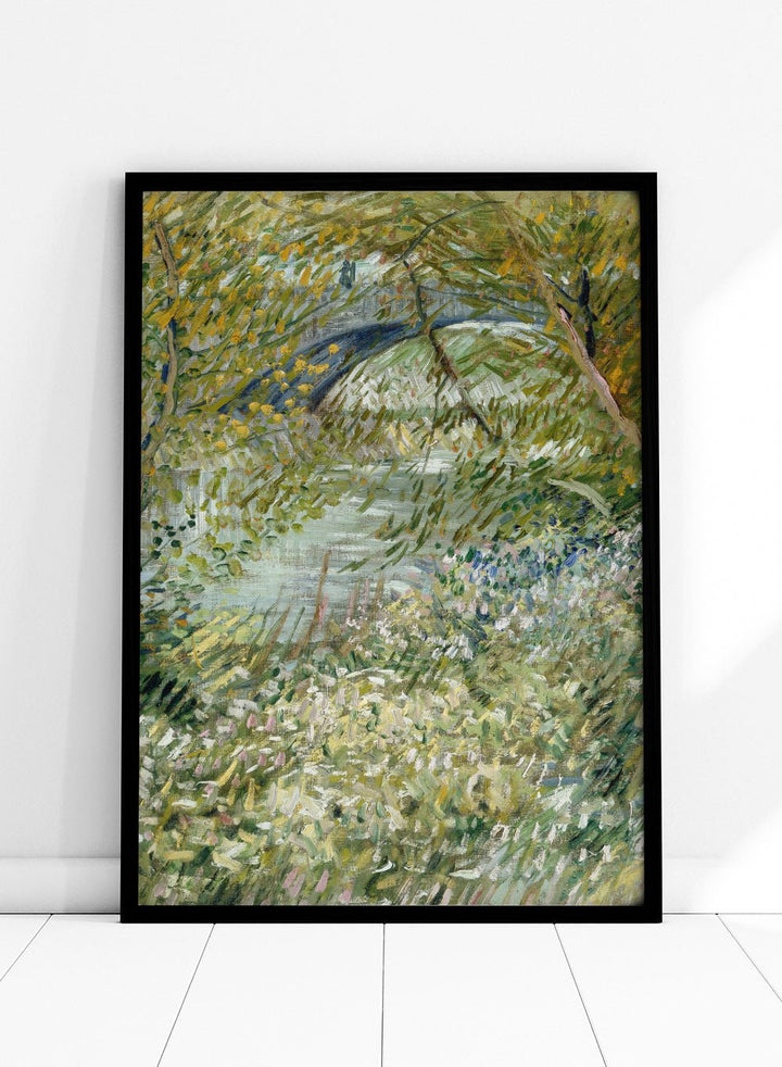 Van Gogh River Bank in Springtime Art Print_Sugar & Canvas