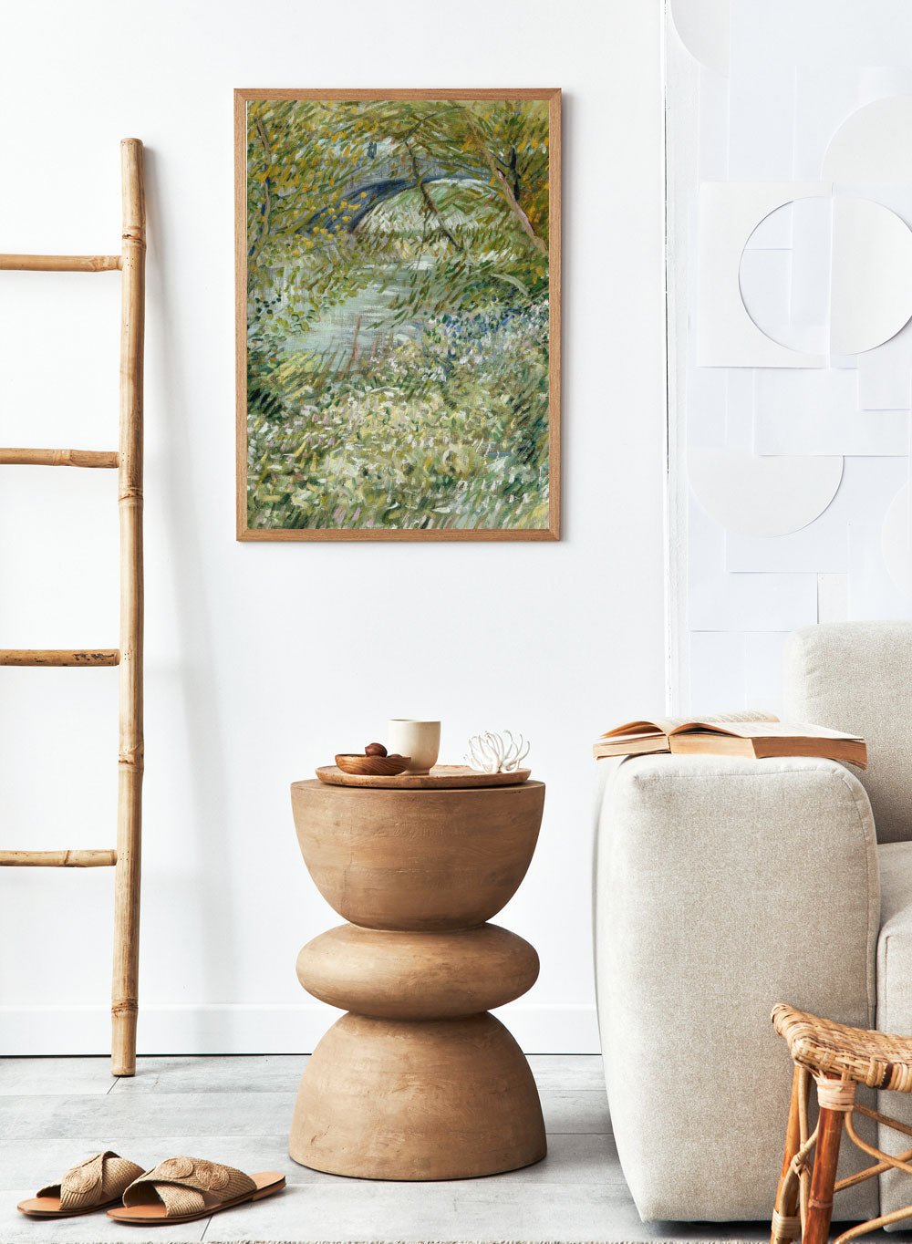 Van Gogh River Bank in Springtime Art Print_Sugar & Canvas