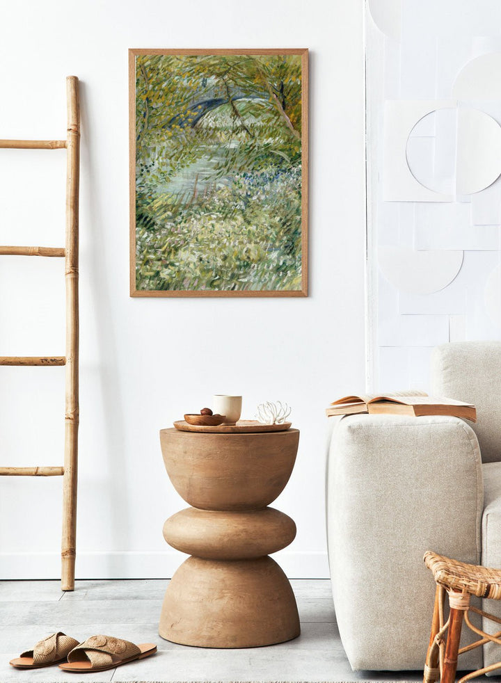 Van Gogh River Bank in Springtime Art Print_Sugar & Canvas