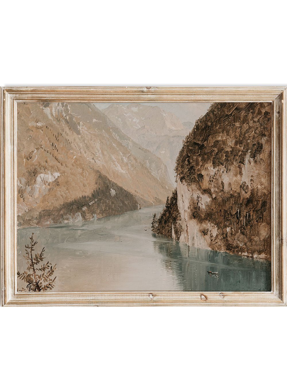 "Drawing, Königssee, Bavaria" Art Print_Sugar & Canvas