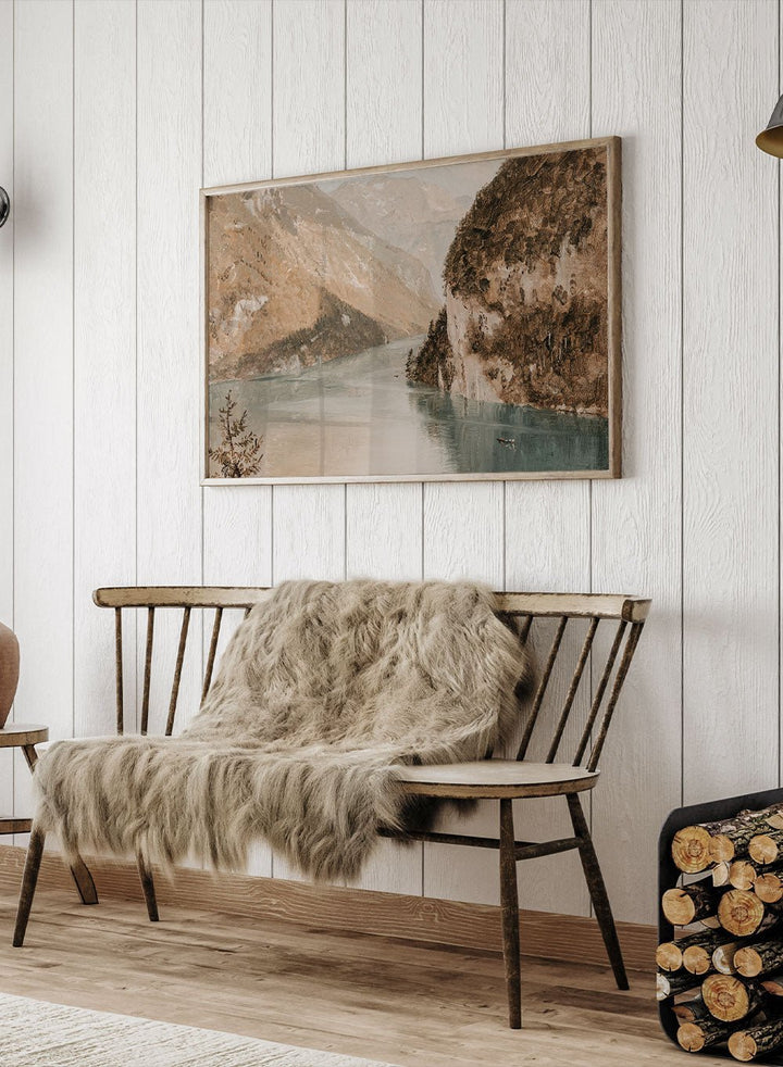 "Drawing, Königssee, Bavaria" Art Print_Sugar & Canvas