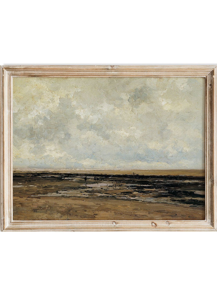 "Villerville Beach, Normandy" Art Print_Sugar & Canvas