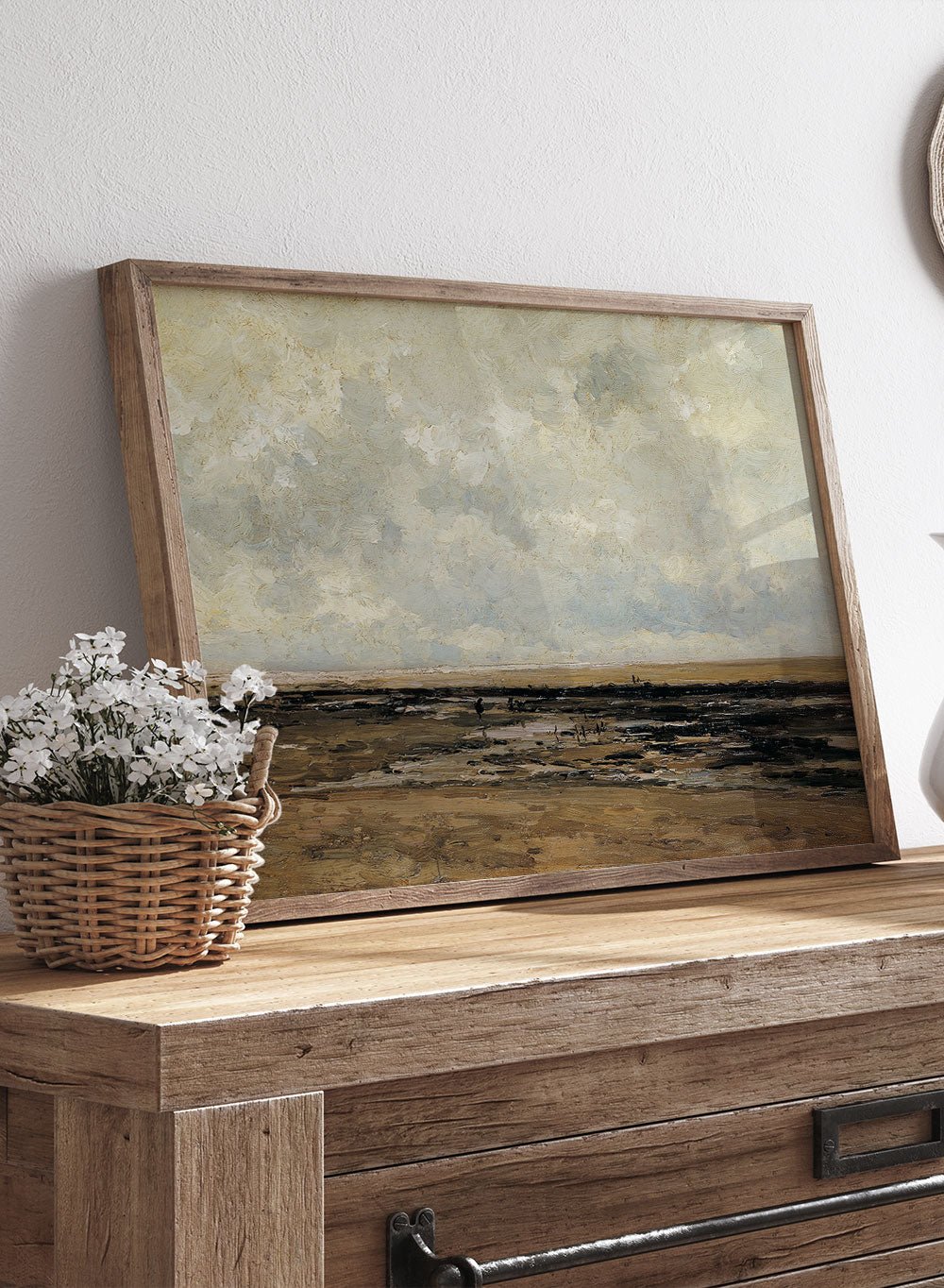 "Villerville Beach, Normandy" Art Print_Sugar & Canvas