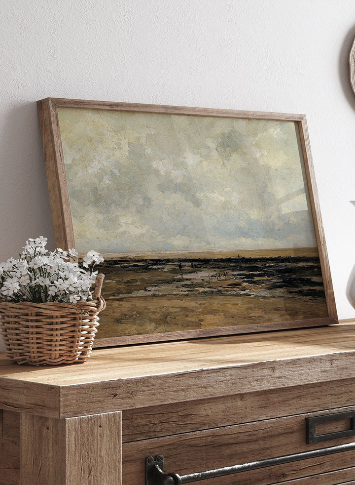 "Villerville Beach, Normandy" Art Print_Sugar & Canvas