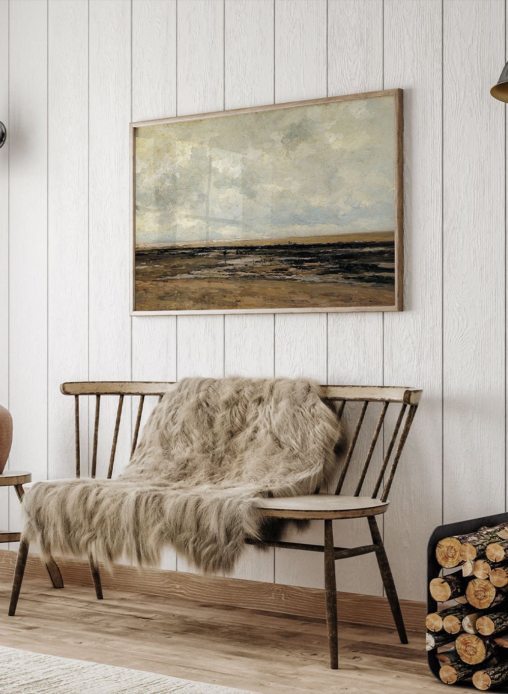 "Villerville Beach, Normandy" Art Print_Sugar & Canvas