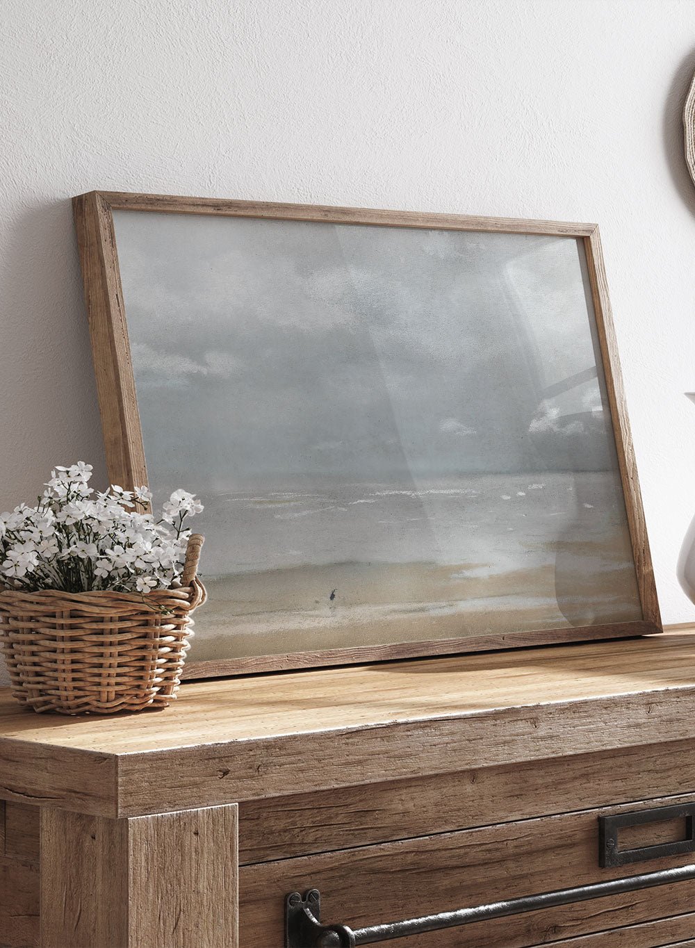 "Beach At Low Tide" Art Print_Sugar & Canvas