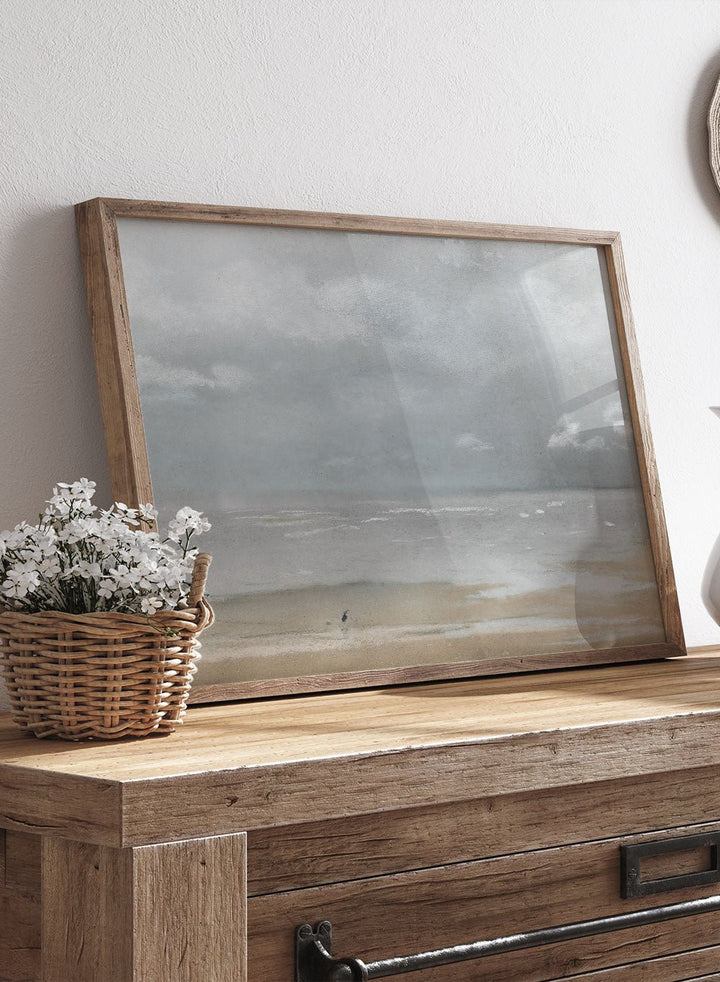 "Beach At Low Tide" Art Print_Sugar & Canvas