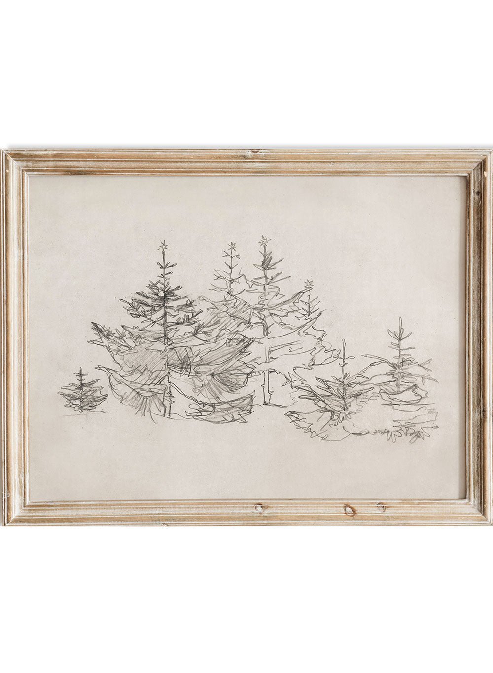 "Christmas Bomenbos" Art Print_Sugar & Canvas