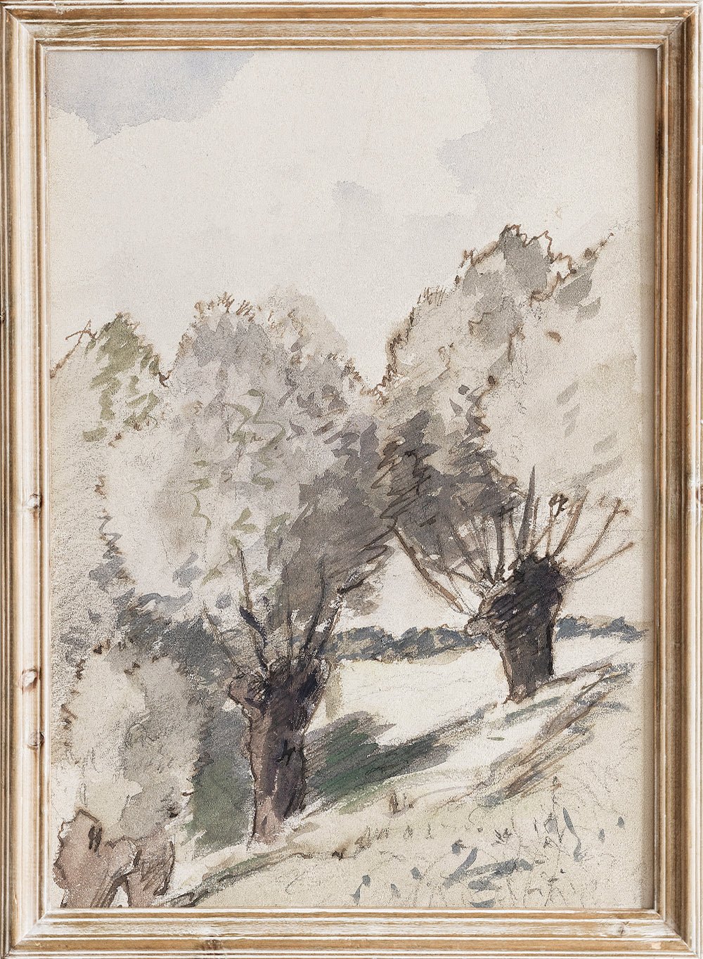 "Paysage aux arbres" Art Print_Sugar & Canvas