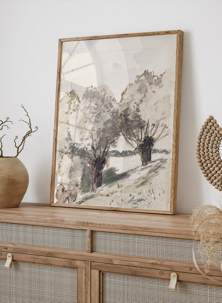 "Paysage aux arbres" Art Print_Sugar & Canvas