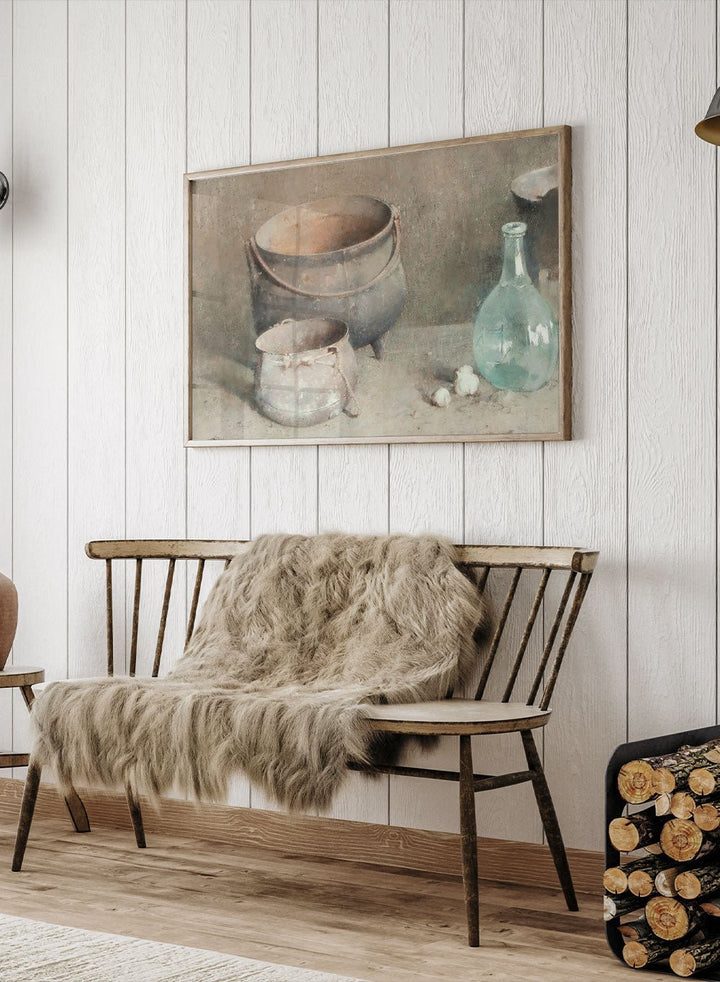 "Hearthstone" Kitchen Art Print_Sugar & Canvas