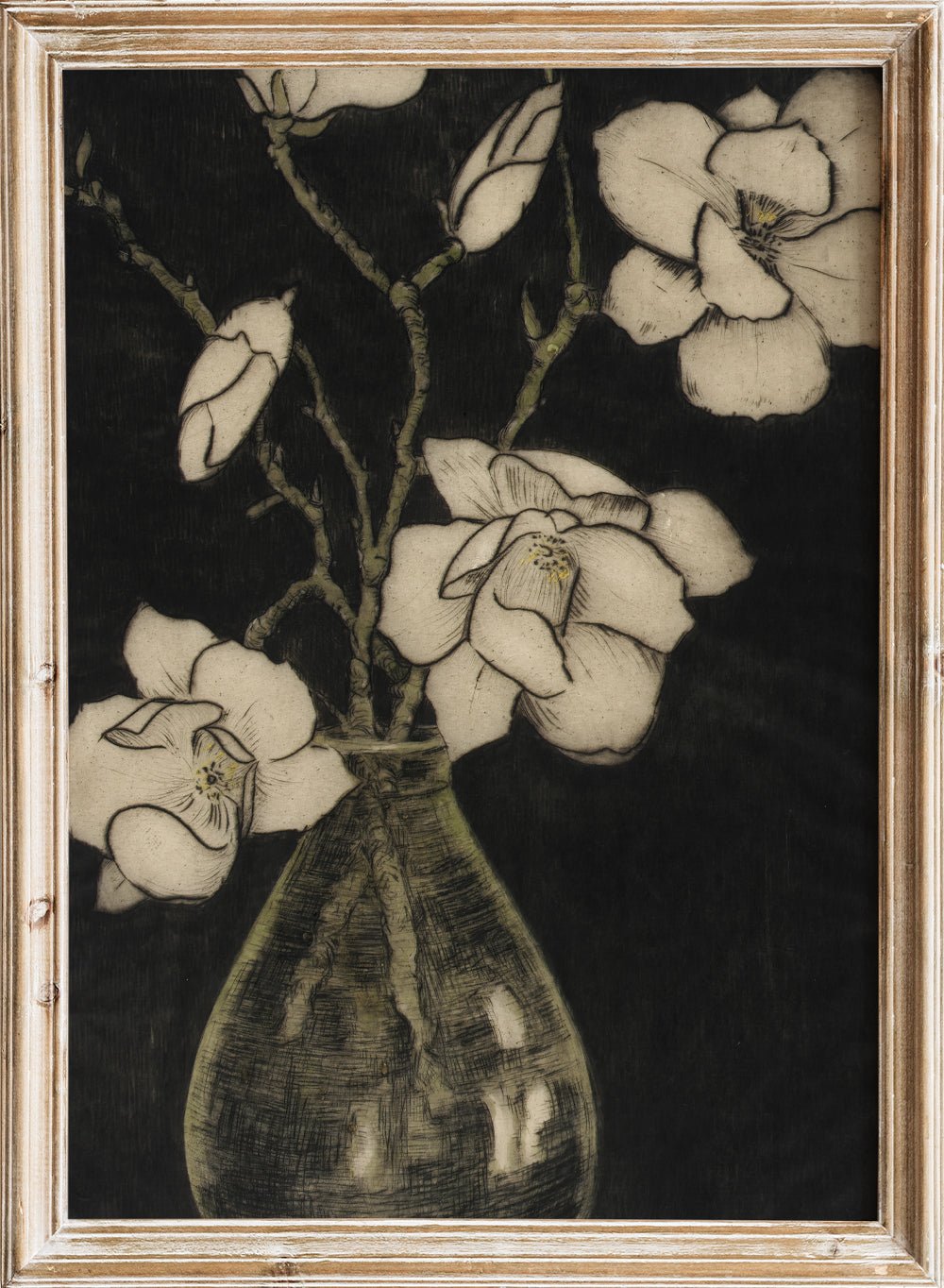 "Spring Blossoms (Tree Magnolia)" Art Print_Sugar & Canvas