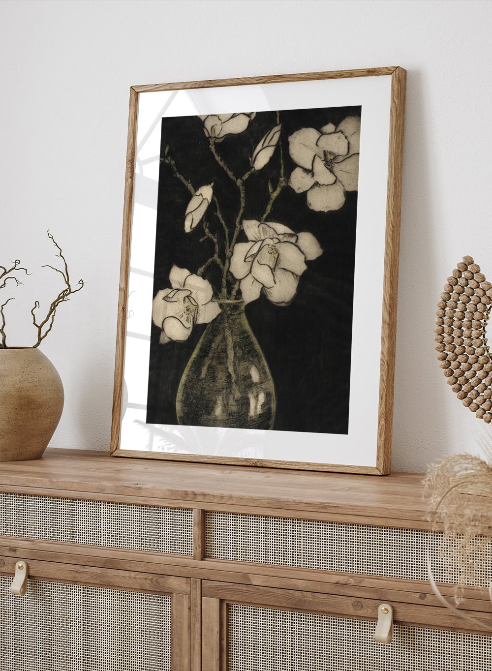"Spring Blossoms (Tree Magnolia)" Art Print_Sugar & Canvas