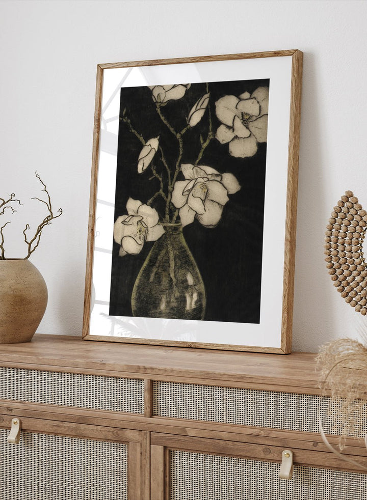 "Spring Blossoms (Tree Magnolia)" Art Print_Sugar & Canvas