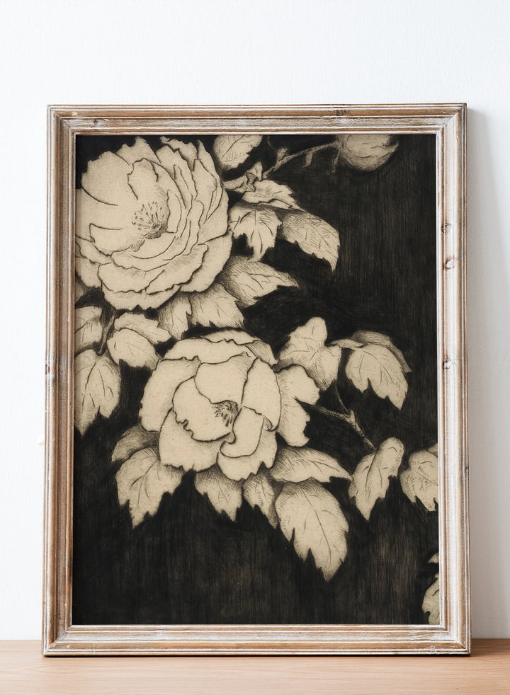 "Japanese Peonies" Art Print_Sugar & Canvas