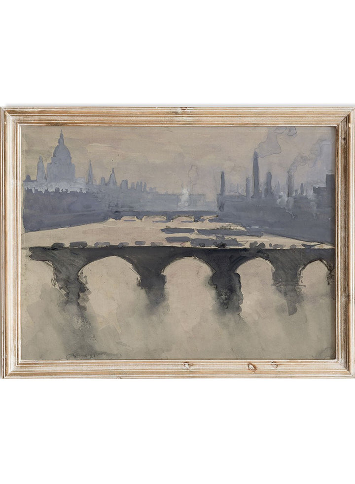 "Out of My London Window" Art Print_Sugar & Canvas