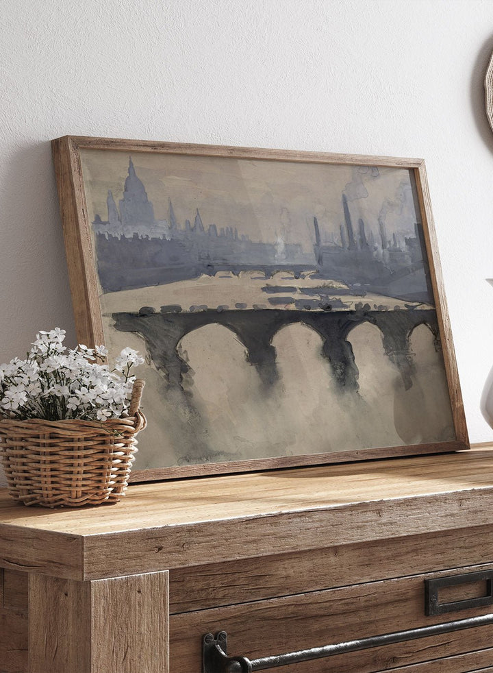 "Out of My London Window" Art Print_Sugar & Canvas