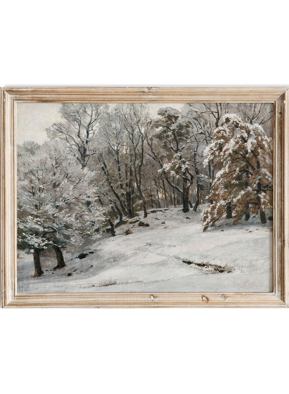 "A Winter’s Day" Art Print_Sugar & Canvas