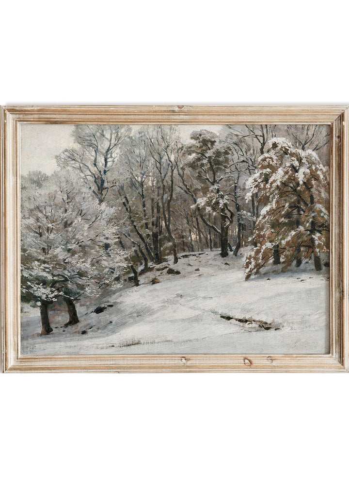 "A Winter’s Day" Art Print_Sugar & Canvas
