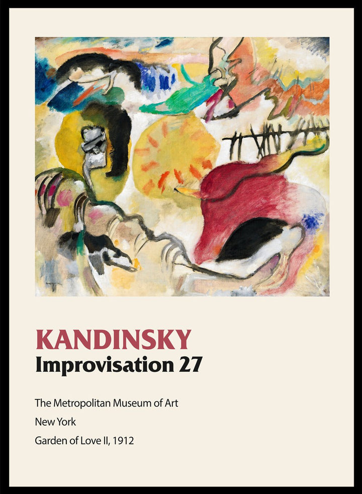 Wassily Kandinsky Improvisation 27 (Garden of Love II) Art Print_Sugar & Canvas